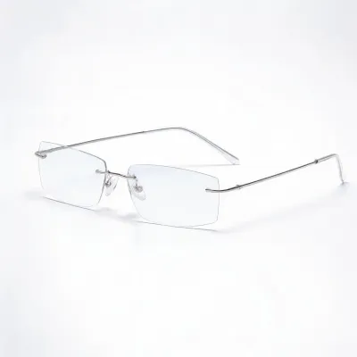 rimless glasses for women